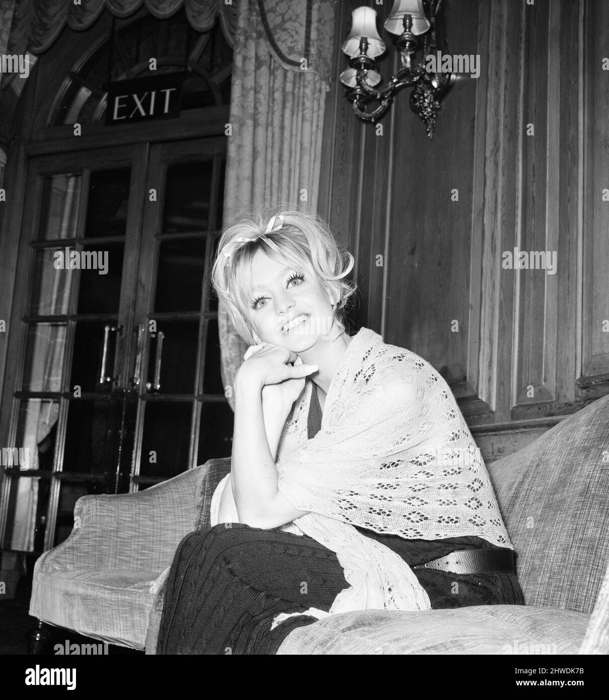 Goldie Hawn, American actress poses for pictures during press ...