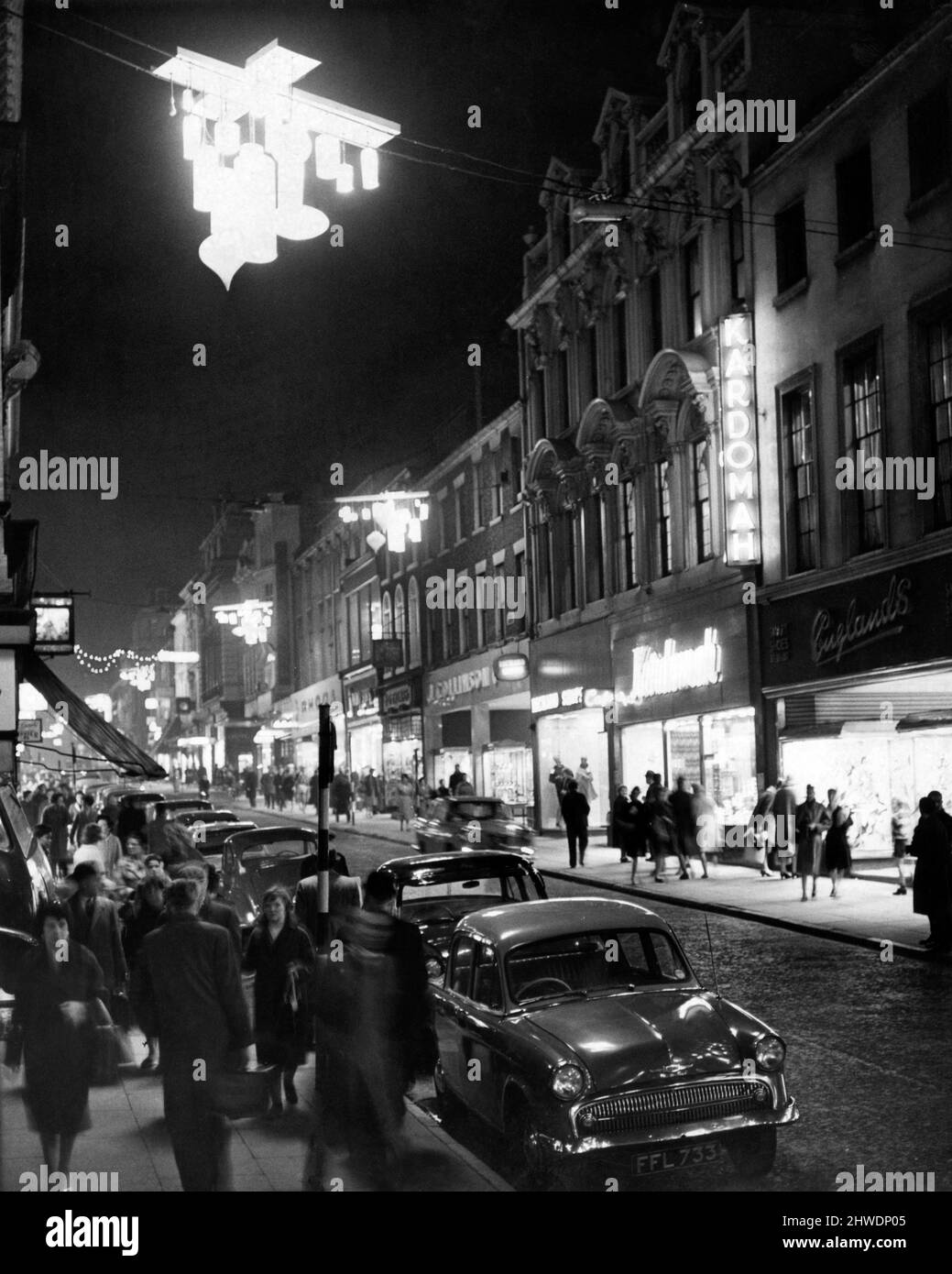 Bold Street, Liverpool, Merseyside, 3rd February 1970. Stock Photo