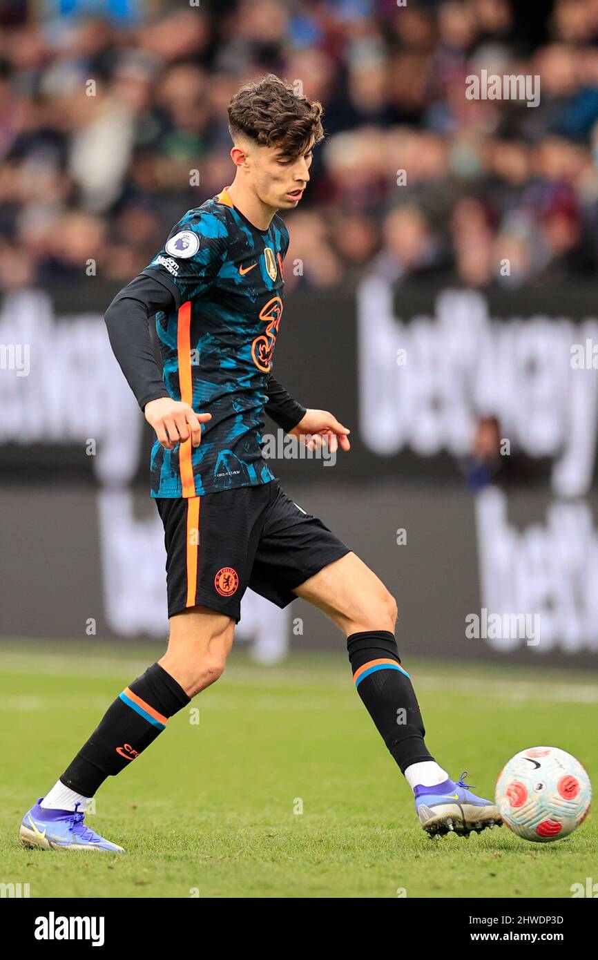 Kai Havertz #29 of Chelsea in action during the game Stock
