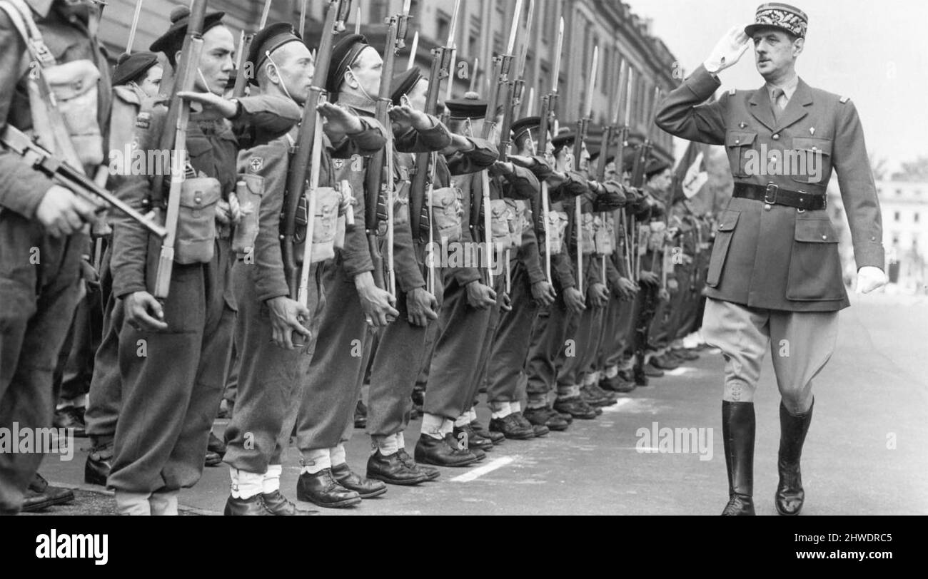 CHARLES de GAULLE (18901970) French army officer and statesman