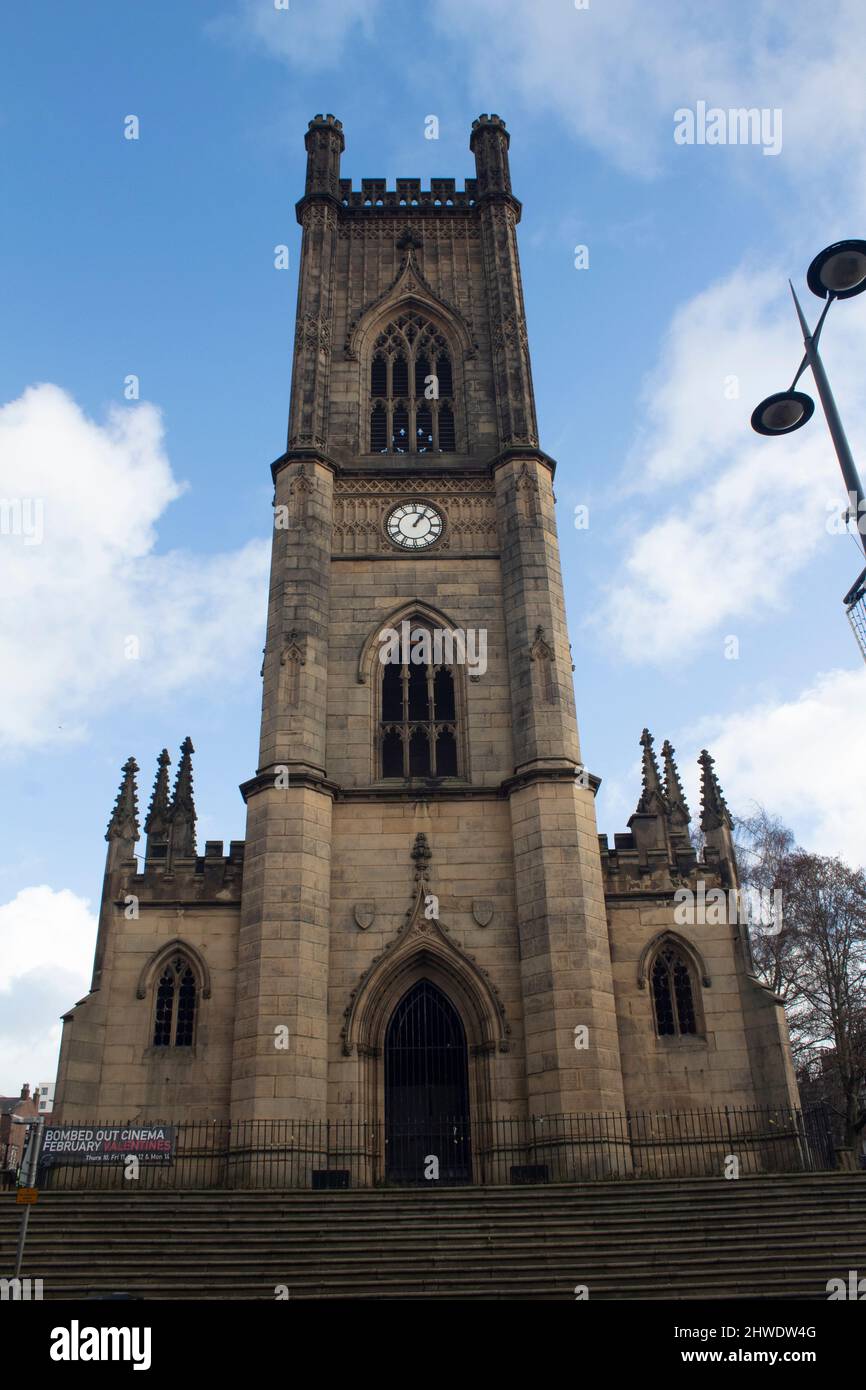 St Luke's Church - the bombed-out church - a former Anglican parish church in Liverpool, England, UK Stock Photo
