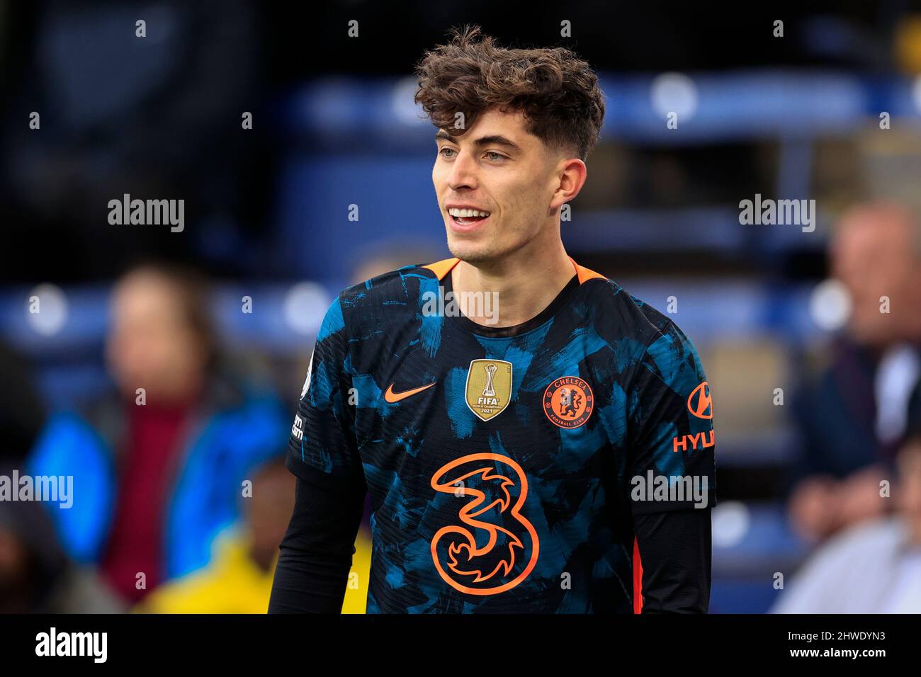 Chelsea Kai Havertz 29 2021-2022 チェルシー 2021-22 Stadium Club Chrome UEFA Base #29 KAI HAVERTZ