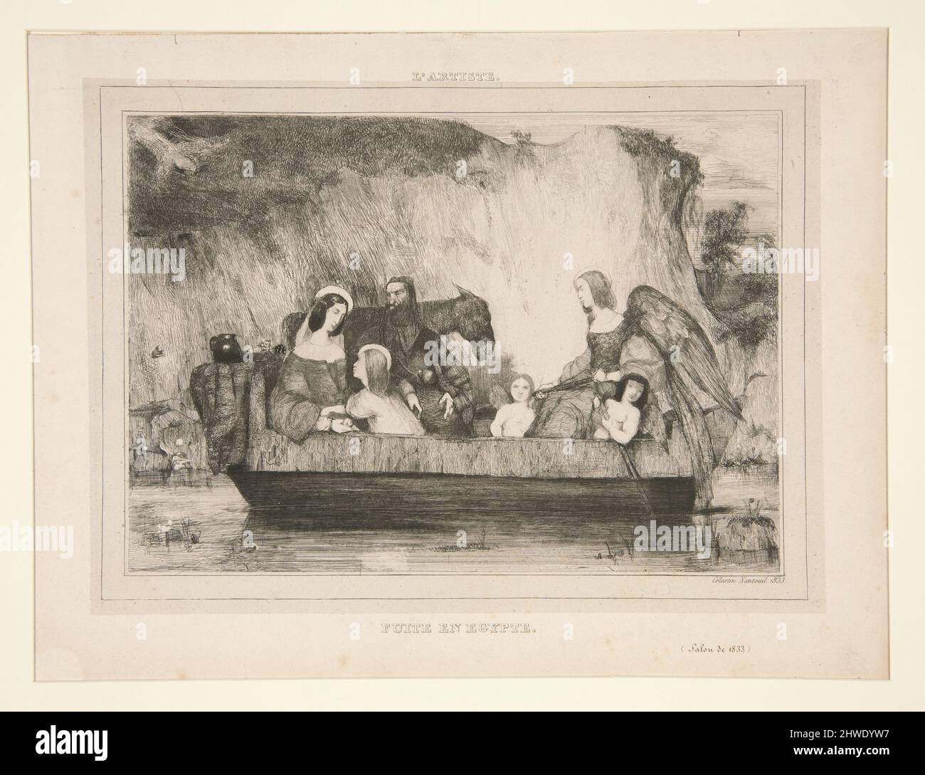 The Flight into Egypt (La Fuite de la Sainte Famille en Egypte). Artist