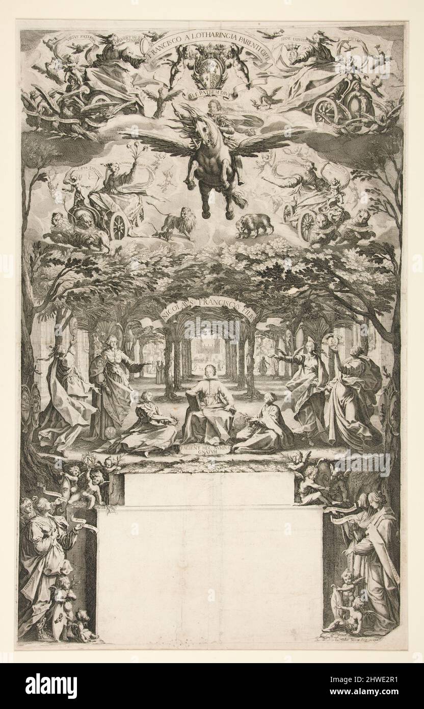 La Grande Thèse.  Artist: Jacques Callot, French, 1592–1635 Stock Photo
