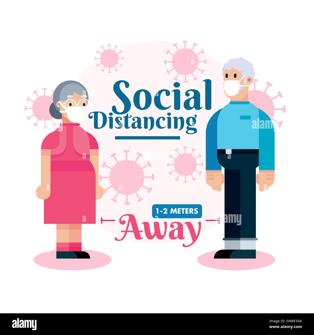 Old distance Stock Vector Images - Alamy