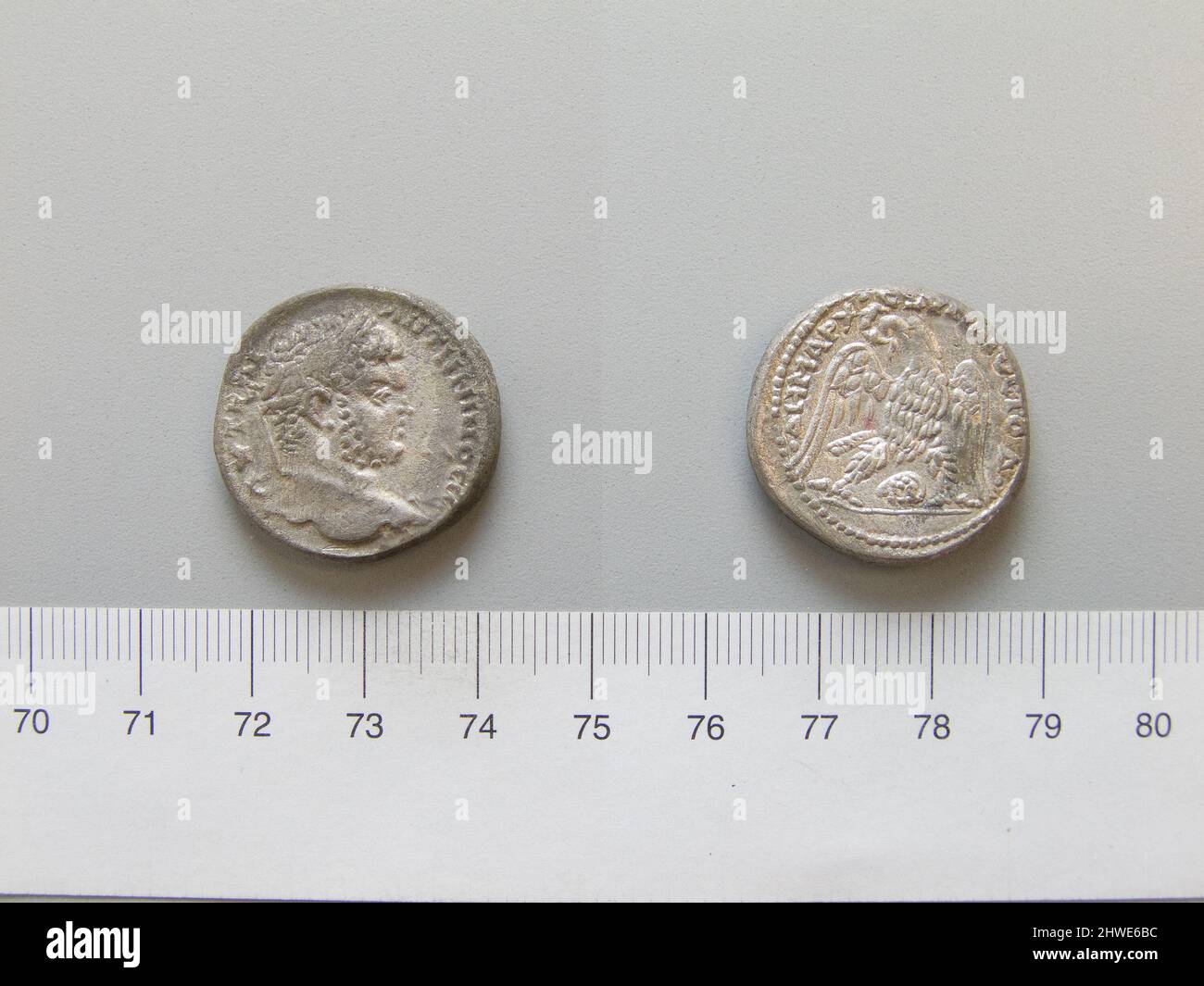 Tetradrachm of Caracalla, Roman Emperor from Damascus. Ruler Caracalla