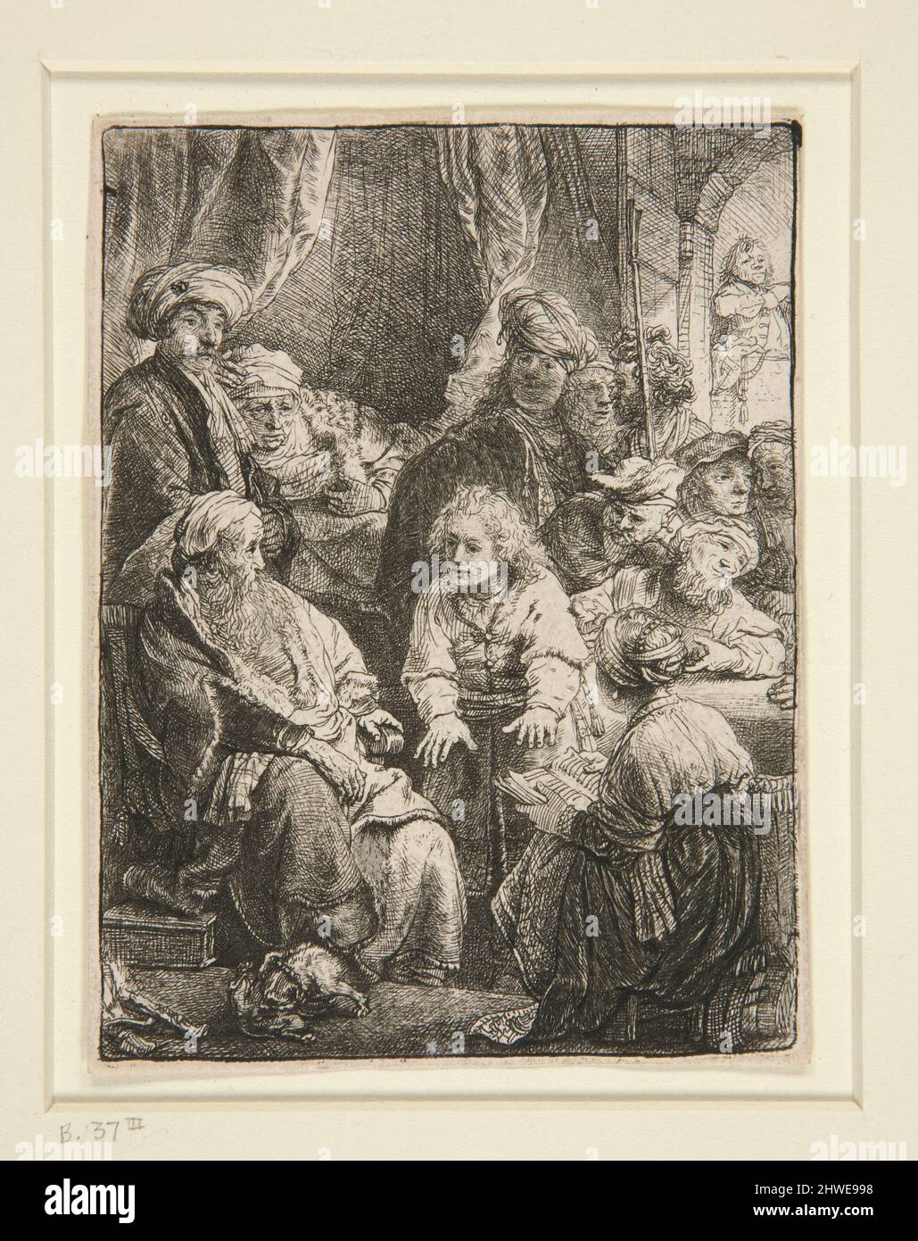 Joseph Telling His Dreams. Artist Rembrandt (Rembrandt van Rijn