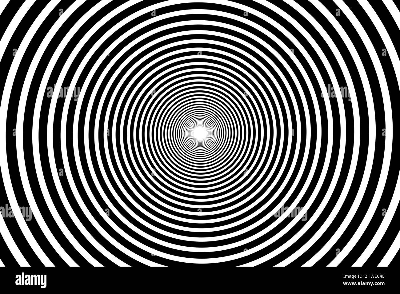 Full frame hypnotic spiral background. Stock Photo