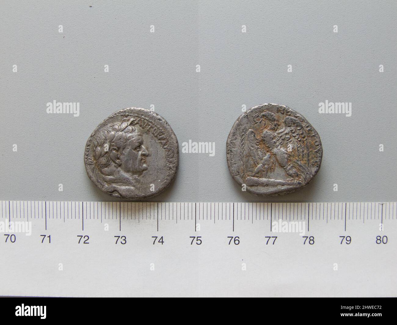 Tetradrachm of Vespasian, Emperor of Rome. Ruler: Vespasian, Emperor of ...