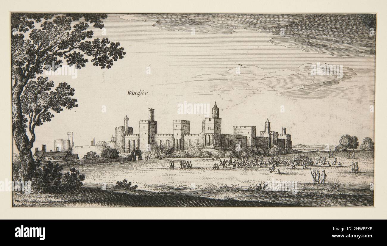 Windsor.  Artist: Wenceslaus Hollar, Bohemian, 1607–1677 Stock Photo