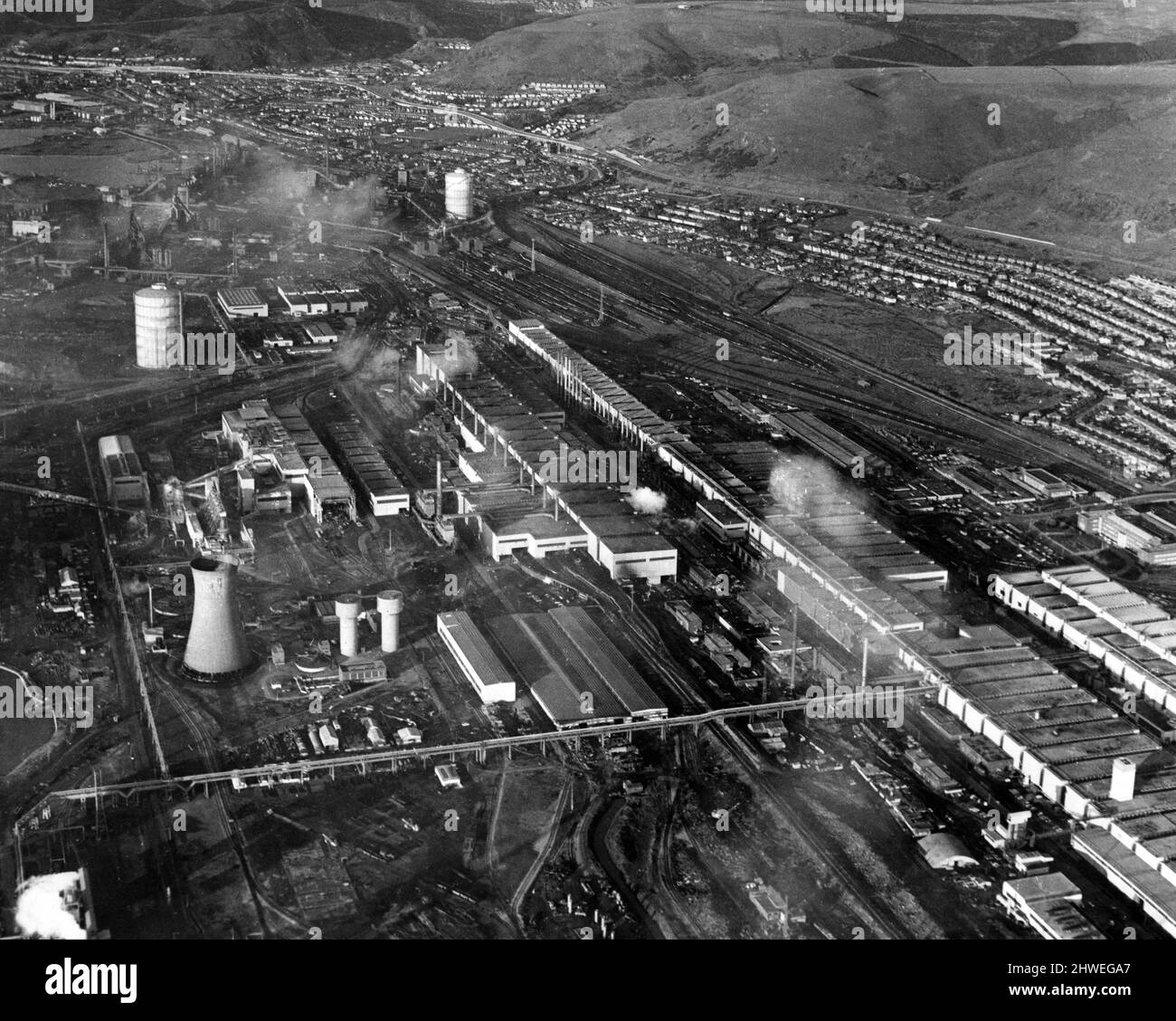 Port Talbot Steelworks, August 1969 Stock Photo Alamy