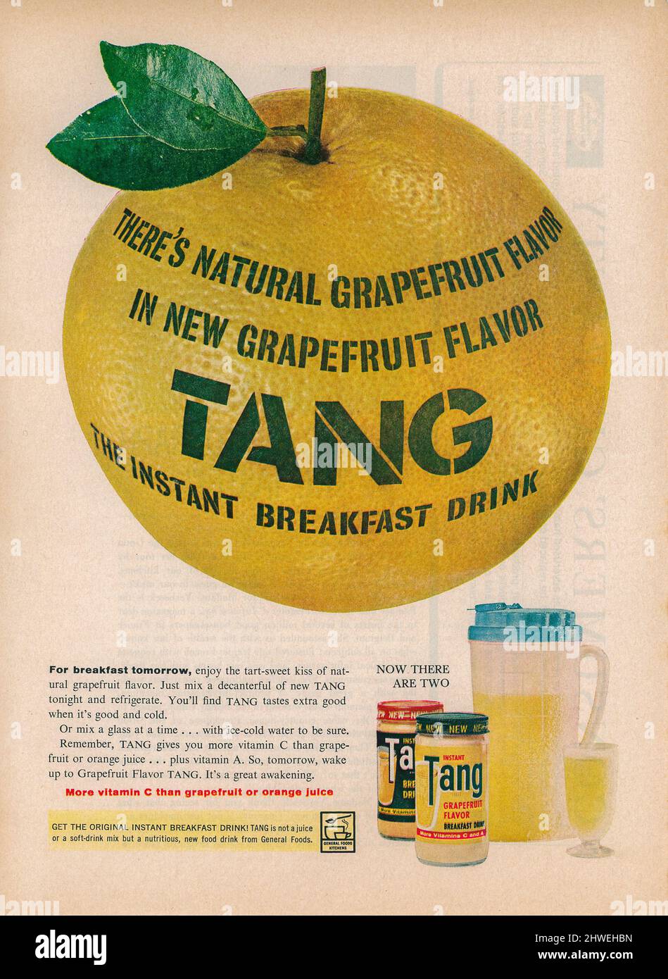 Vintage March 1962 "Good Housekeeping" magazine advert, USA Stock Photo