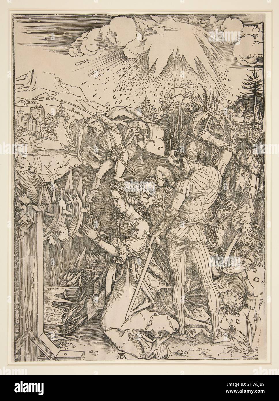 The Martyrdom of Saint Catherine of Alexandria. Artist: Albrecht Dürer ...