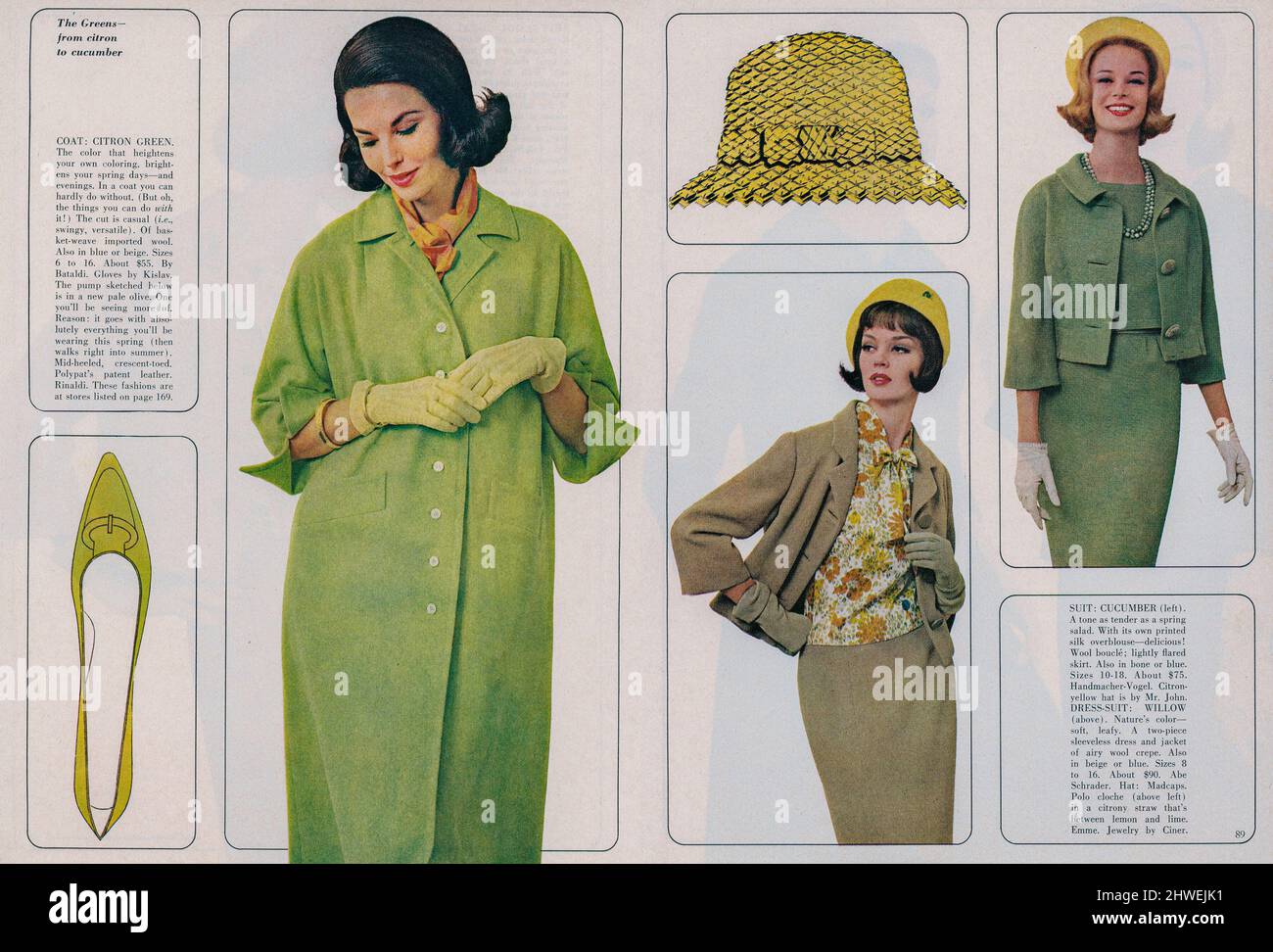 Vintage March 1962 'Good Housekeeping' magazine advert, USA Stock Photo