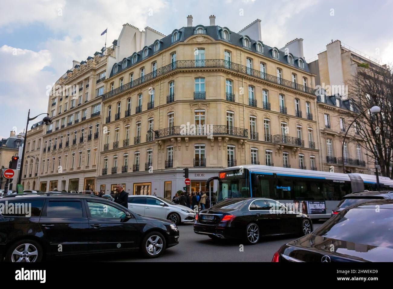 Paris, France, Christian Dior, Luxury Shop Front, Avenue des