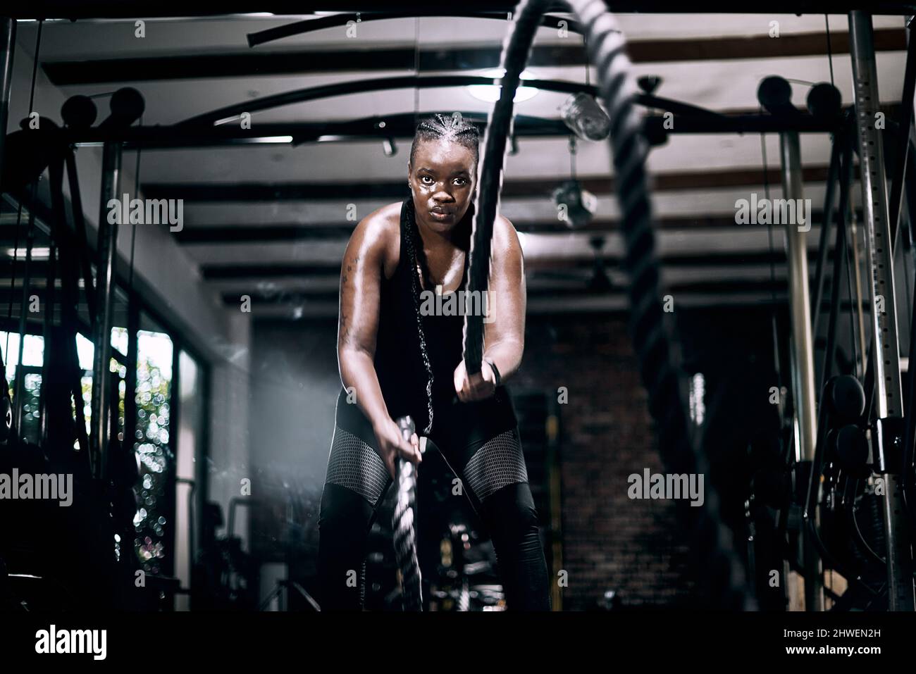 Ready for battle. Cropped portrait of an attractive young female ...