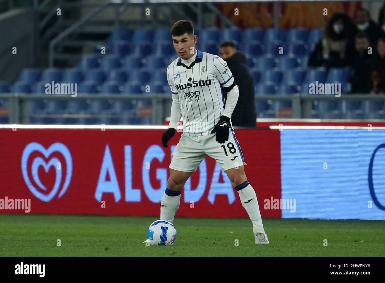 Rome, Italy. 5th Mar, 2022. Ruslan Malinovskyj (Atalanta) In action during the Serie A match between AS Roma and Atalanta BC at Stadio Olimpico on March 05 2022 in Rome, Italy. (Credit Image: © Giuseppe Fama/Pacific Press via ZUMA Press Wire) Stock Photo