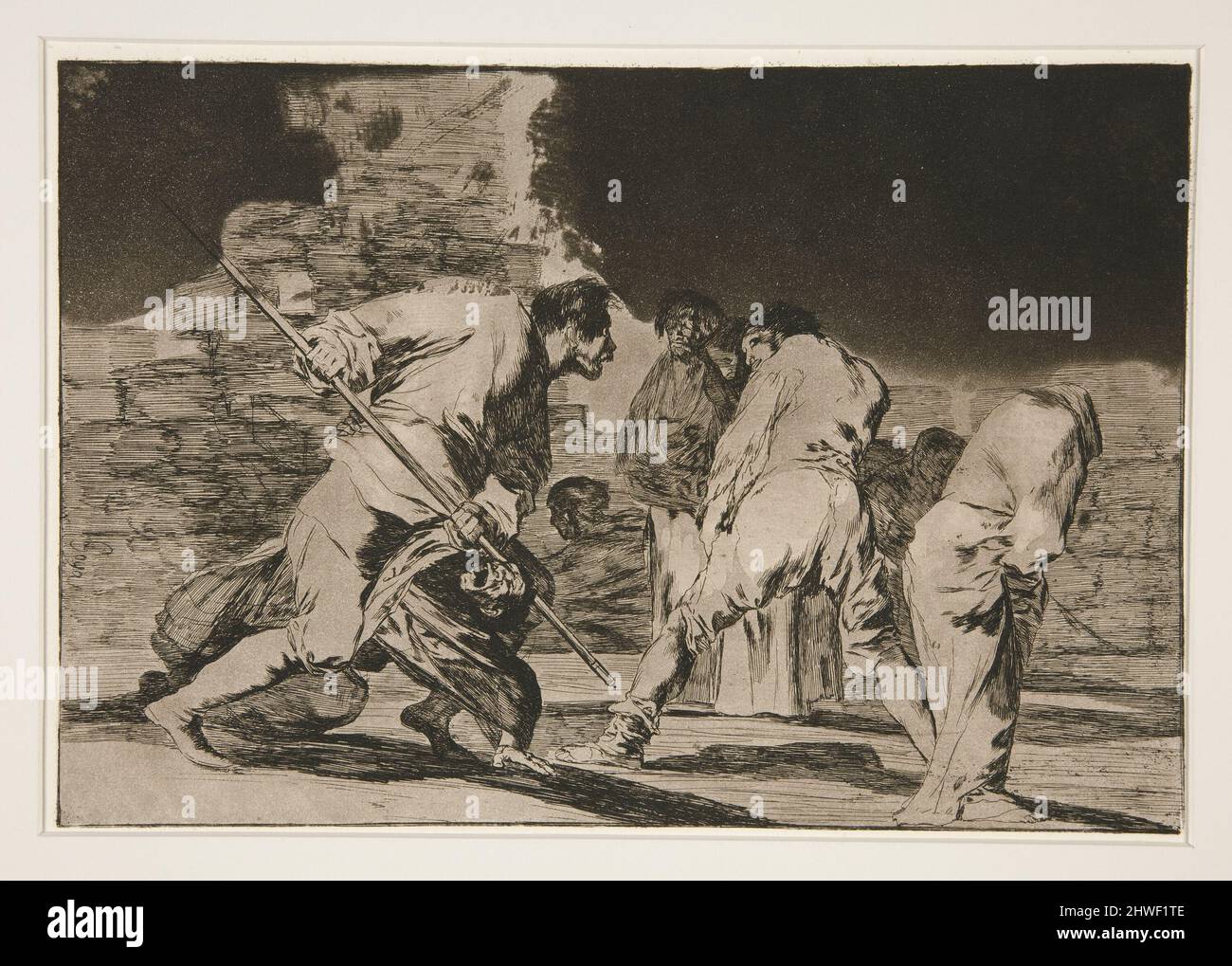 Disparate furioso (Furious Folly), pl. 6 from the series Los proverbios