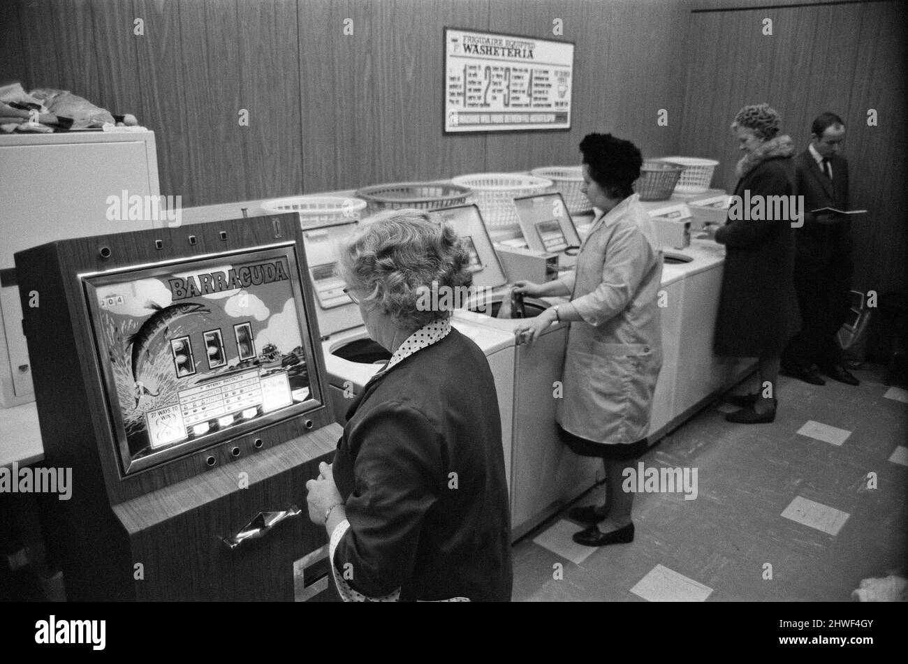 Launderette 1960s hires stock photography and images Alamy