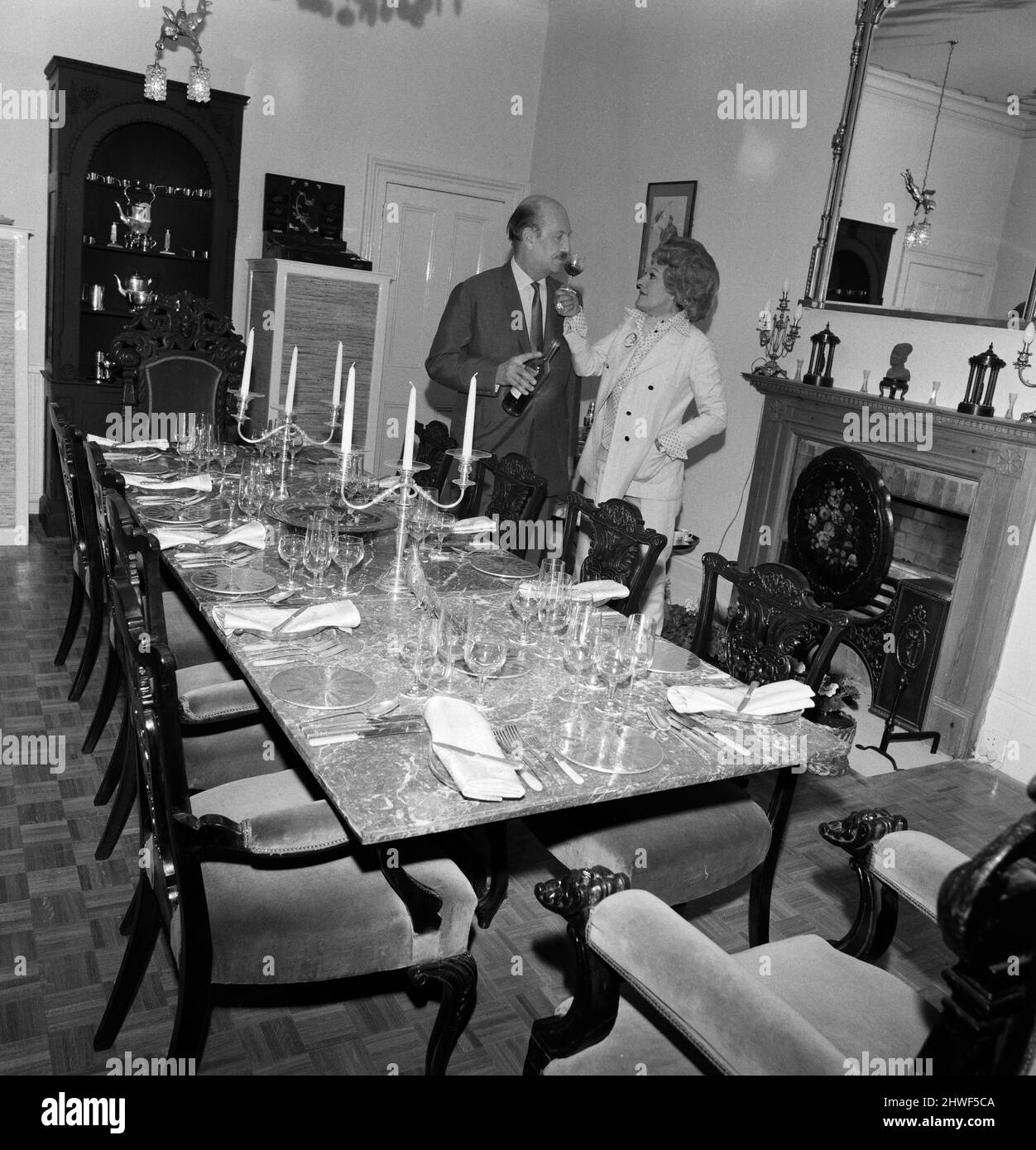 Johnnie and Fanny Cradock, the television cookery expert, have moved to