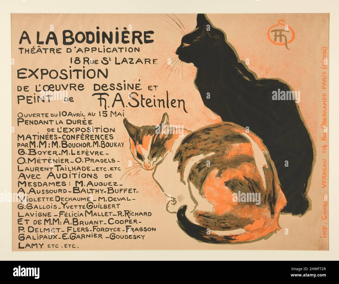 Steinlen a t hi-res stock photography and images - Alamy