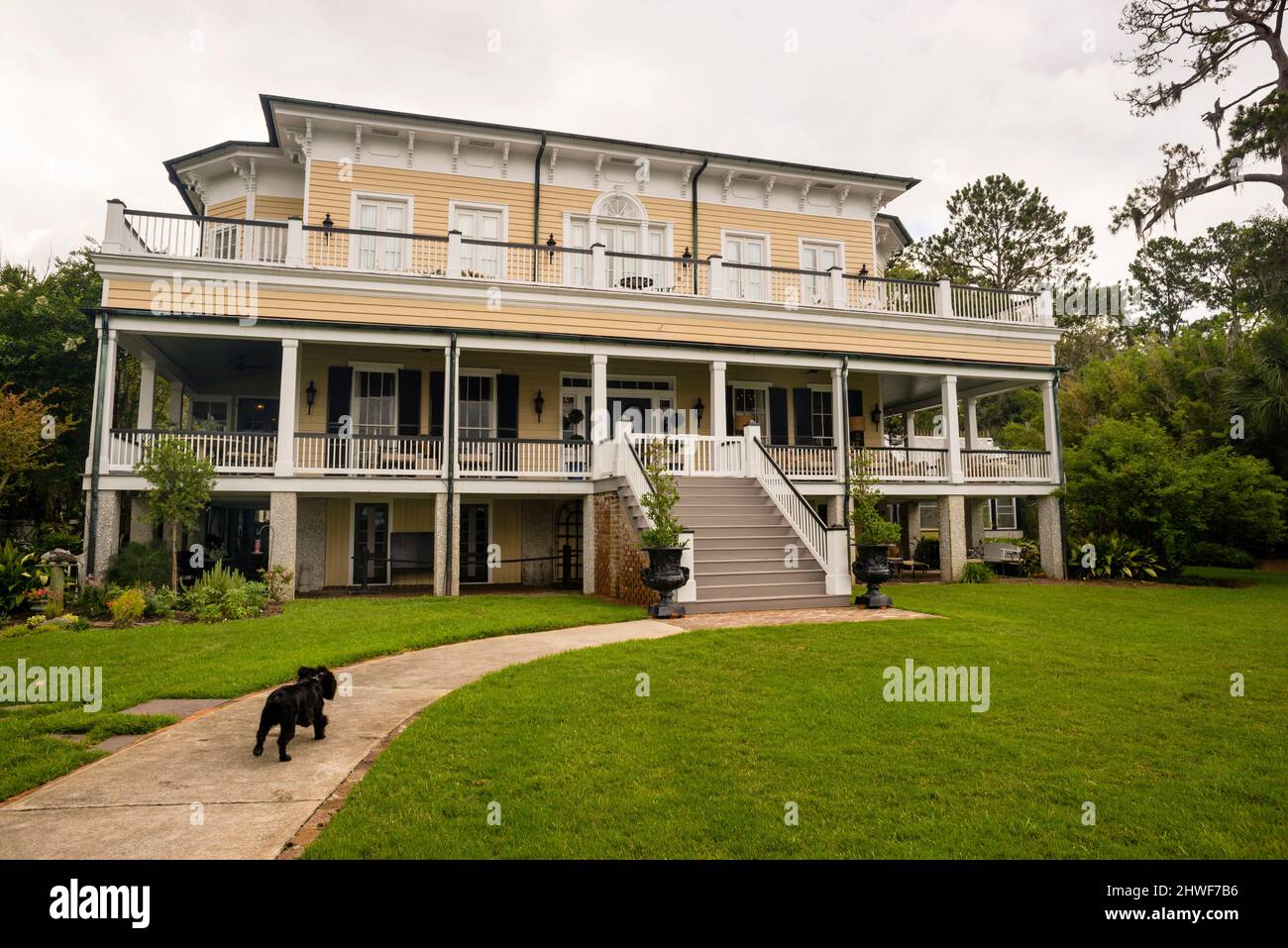 Known for relaxed elegance, Low Country style architecture on the