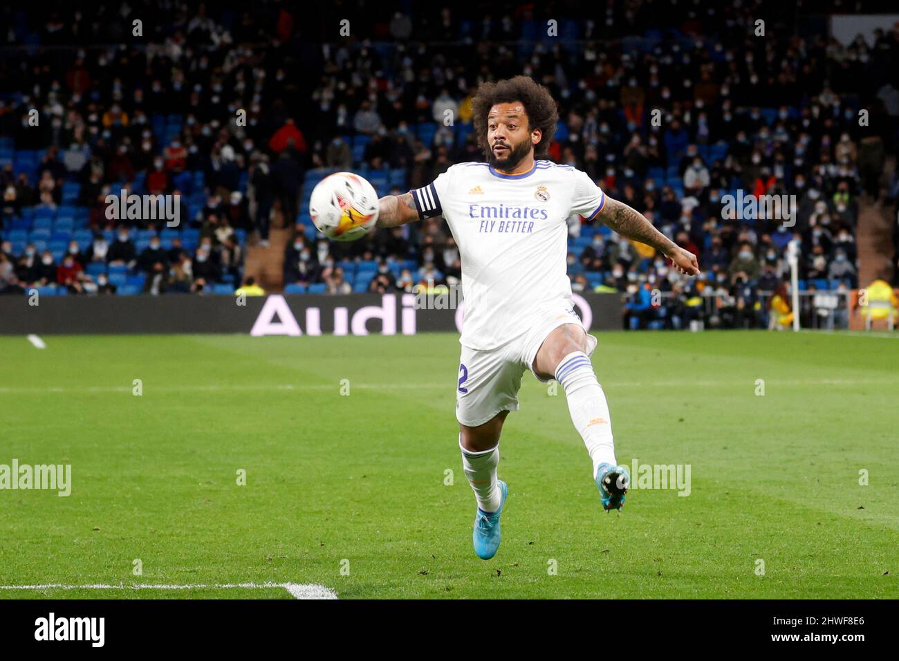 XXXX (RM) and XXXXX (RS) during Real Madrid vs Real Sociedad on March 5th  2022 Photo: Cesar CebollaALFAQUI Photo via Credit: NewscomAlamy Live News  Stock Photo - Alamy
