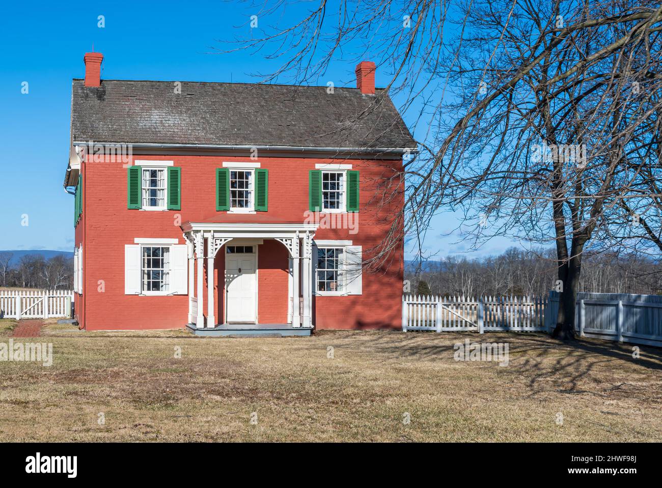 The Sherfy farm house in the Gettysburg National Military Park. Built