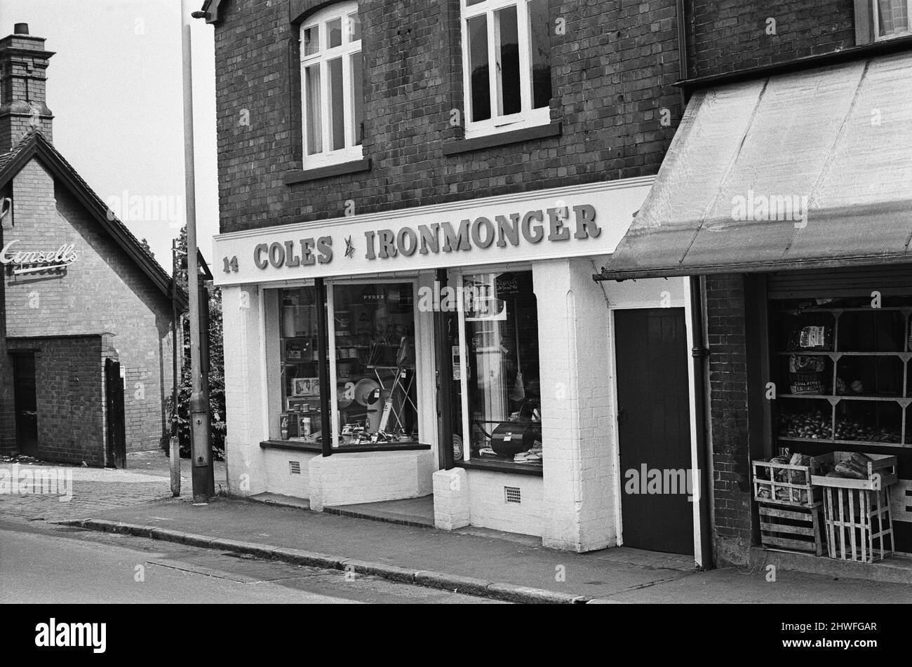 Kenilworth Hardware shop "Coles Ironmonger". 12th August 1969 Stock