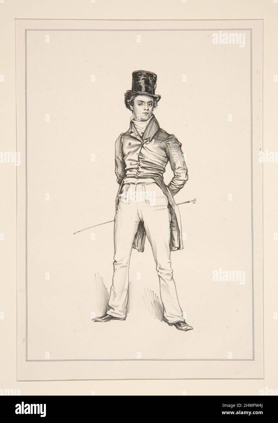 (PHILIBERT le mauvais sujet.).  Artist: Paul Gavarni, French, 1804–1866 Stock Photo