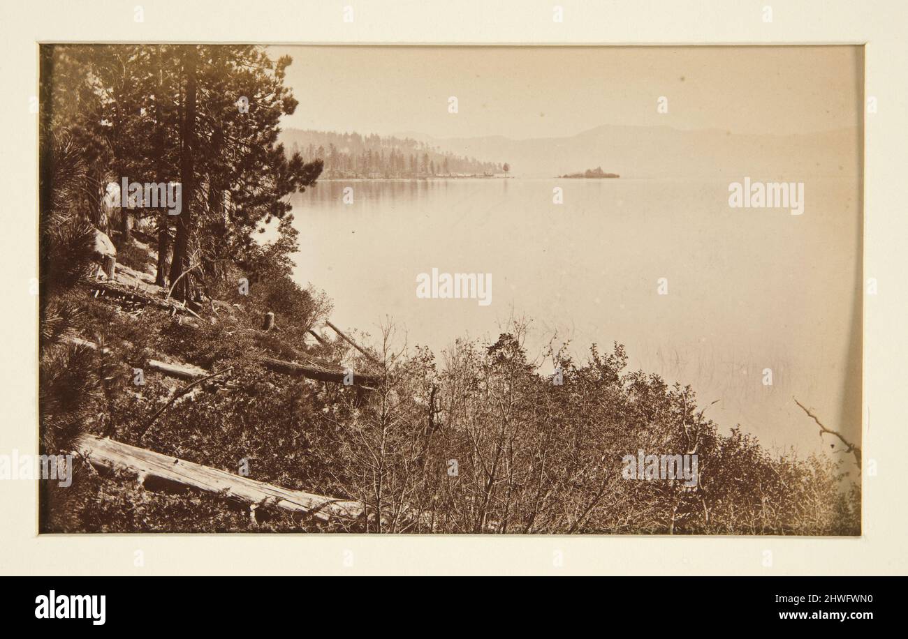 Four Railroad Scenes and Four Views of Lake Tahoe Lake Tahoe from
