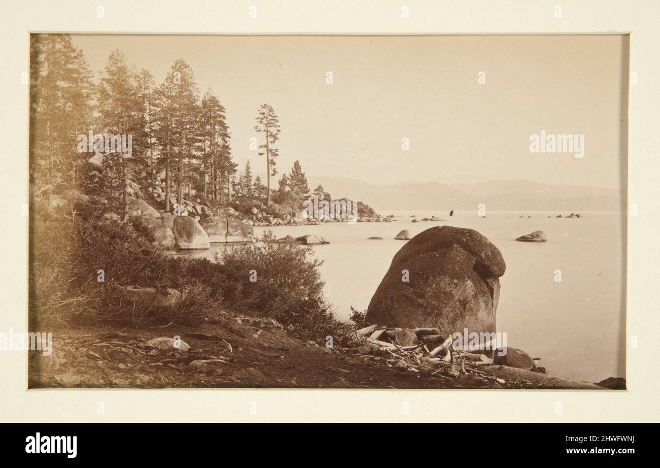 Four Railroad Scenes and Four Views of Lake Tahoe Lake Tahoe from