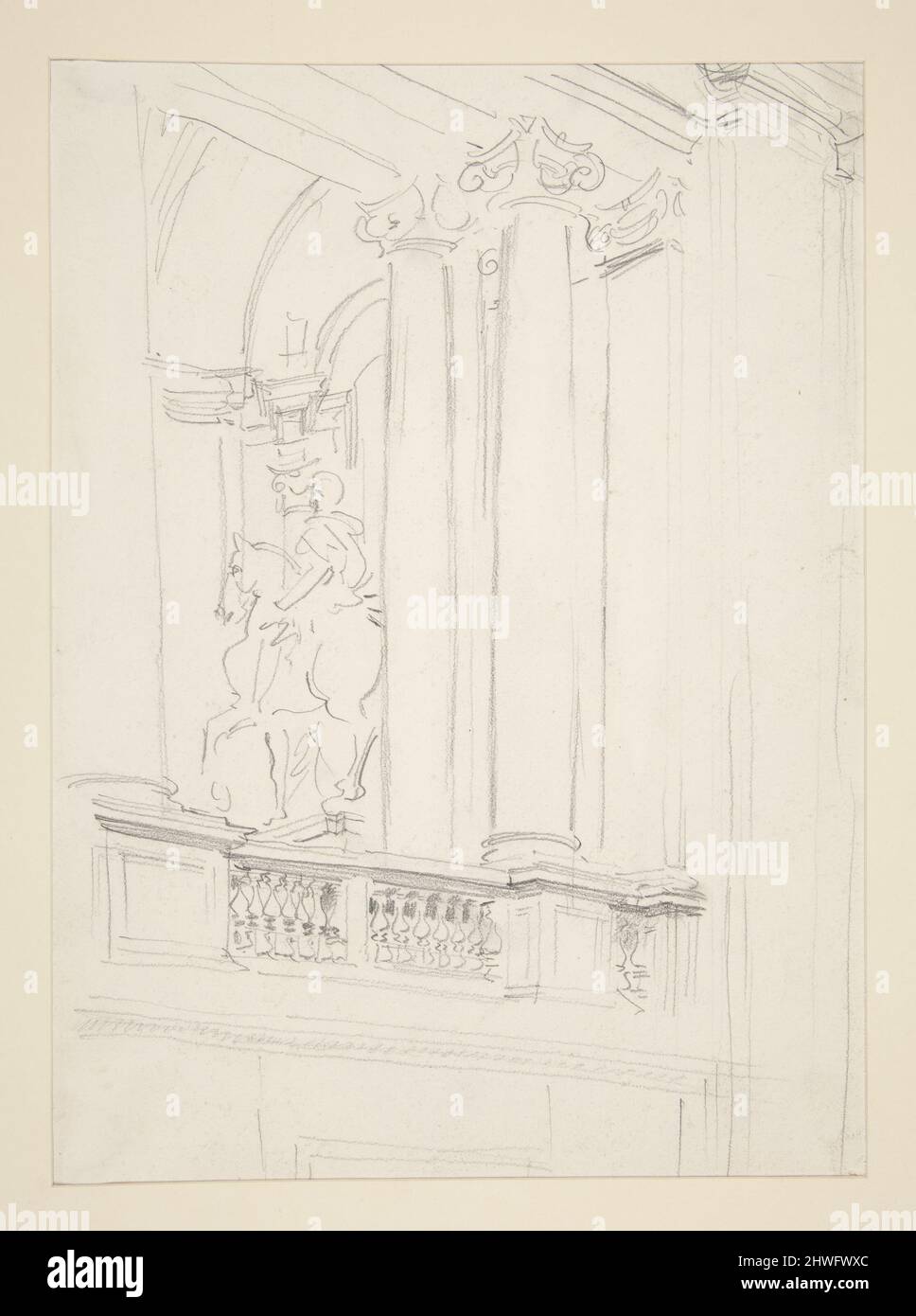 Interior.  Artist: John Singer Sargent, American, born Italy, 1856–1925, LL.D. 1916 Stock Photo