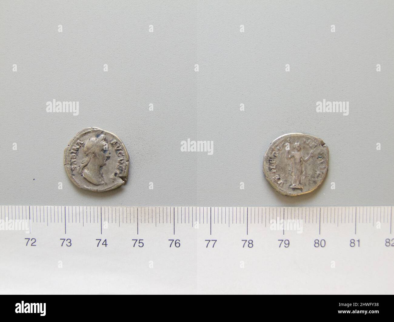 Denarius of Hadrian, Emperor of Rome from Rome. Ruler Hadrian, Emperor