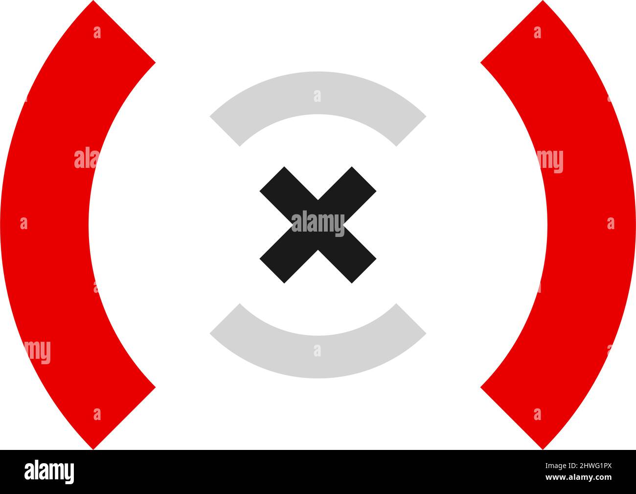 Target mark, crosshair, reticle and viewfinder icon, symbol - stock ...