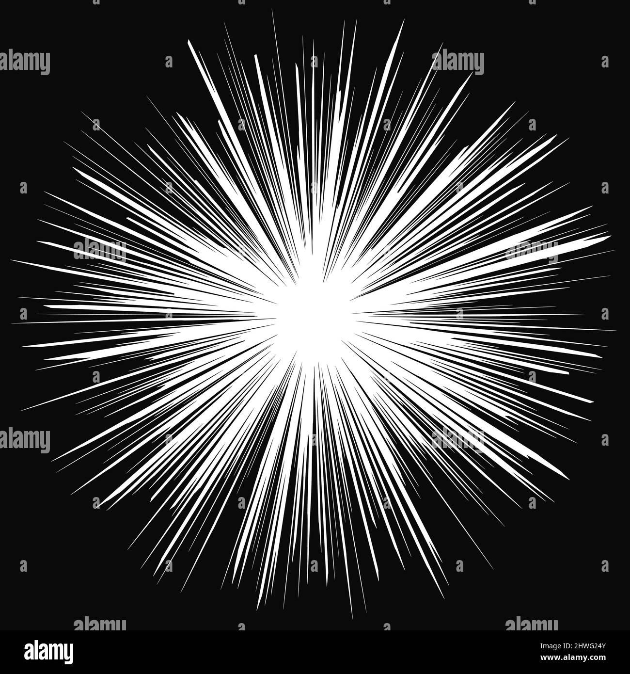 Radial, radiating, burst vector shape - stock vector illustration, clip ...