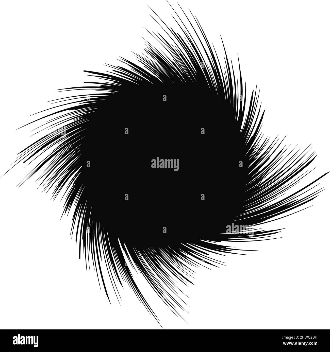 Radial, radiating, burst vector shape - stock vector illustration, clip ...