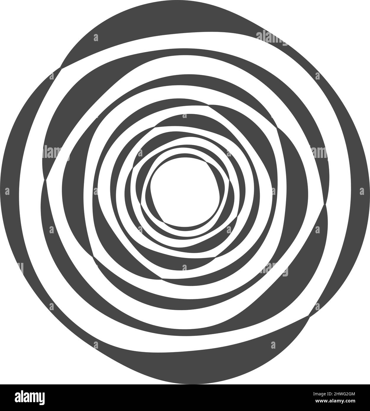 Abstract geometric black and white vector illustration - stock vector ...