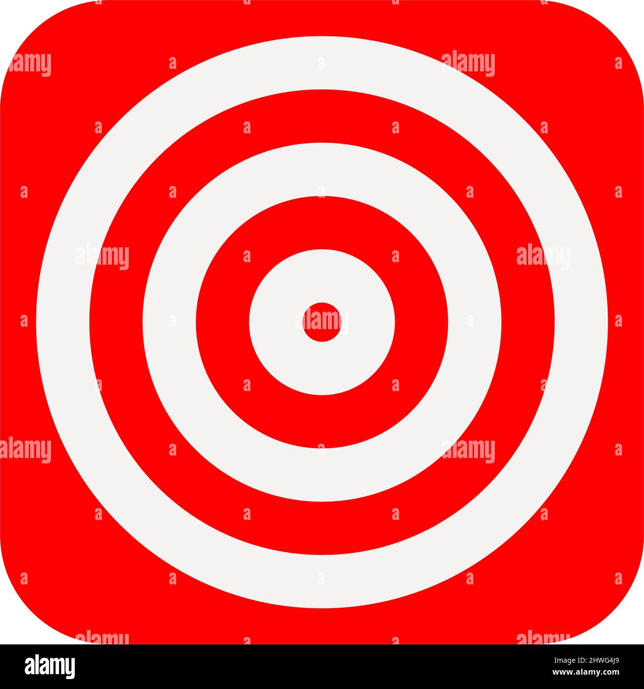 Simple radial, radiating and concentric circles. Target, aim, bullseye ...