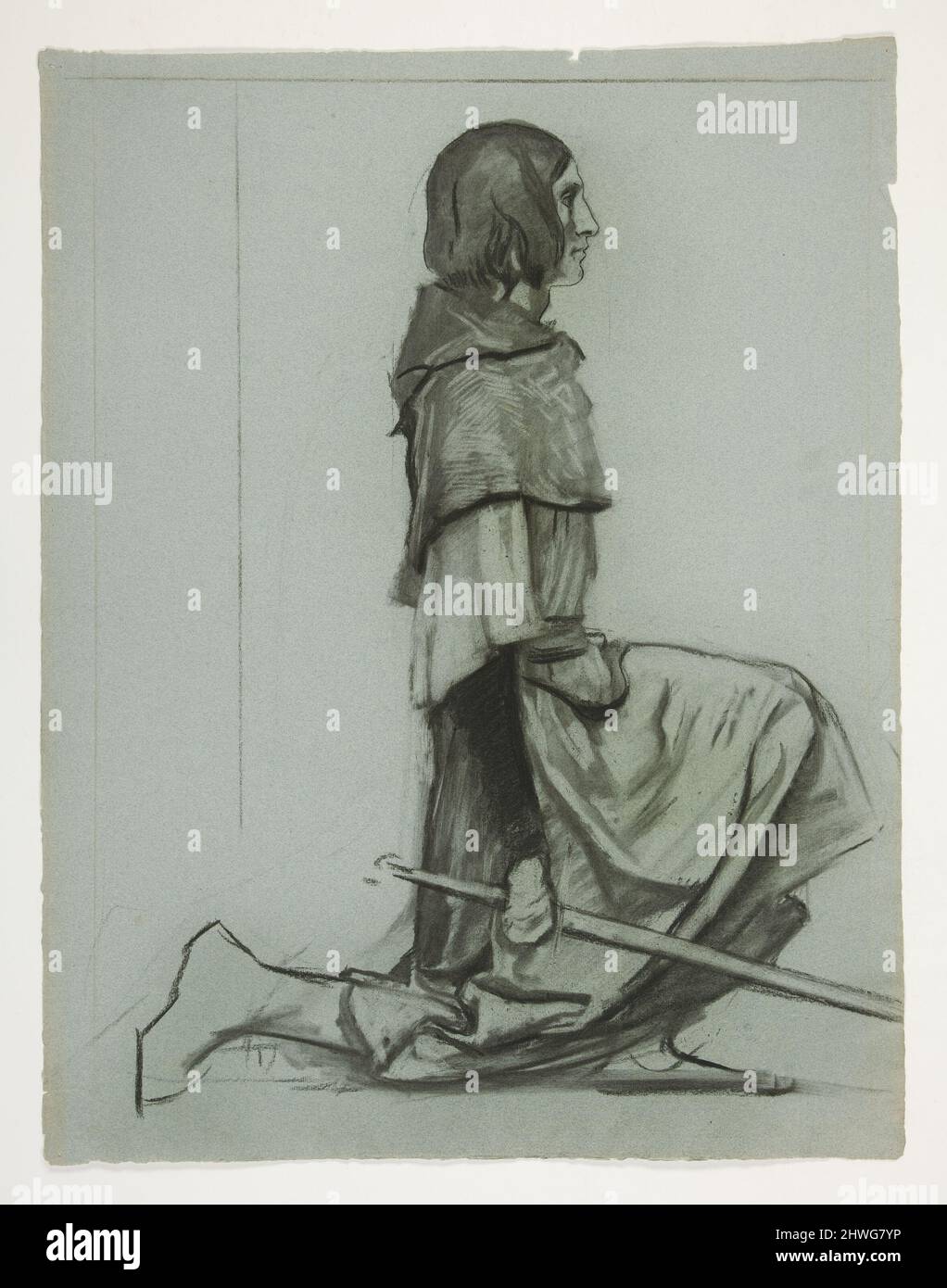 Study for The Key to the Castle, from The Quest of the Holy Grail (a ...