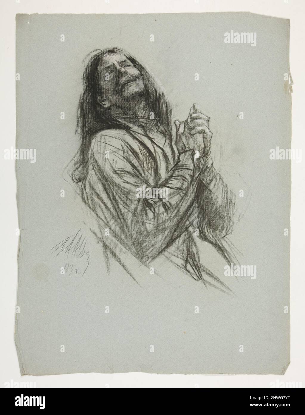 Figure study for King Arthur’s Round Table, from The Quest of the Holy ...