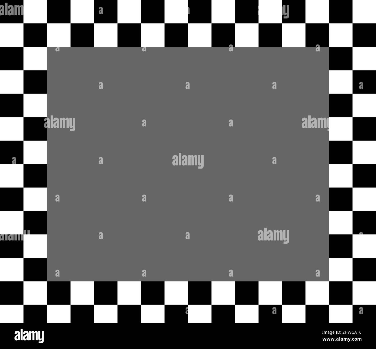 Checkerboard border frame black hi-res stock photography and images - Alamy