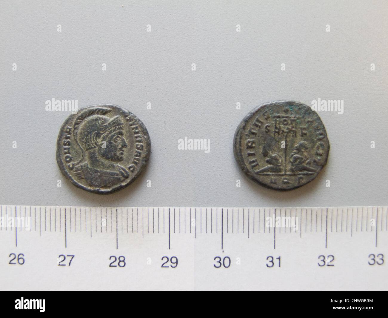 1 Nummus of Constantine I, Emperor of Rome from Aquileia. Ruler ...