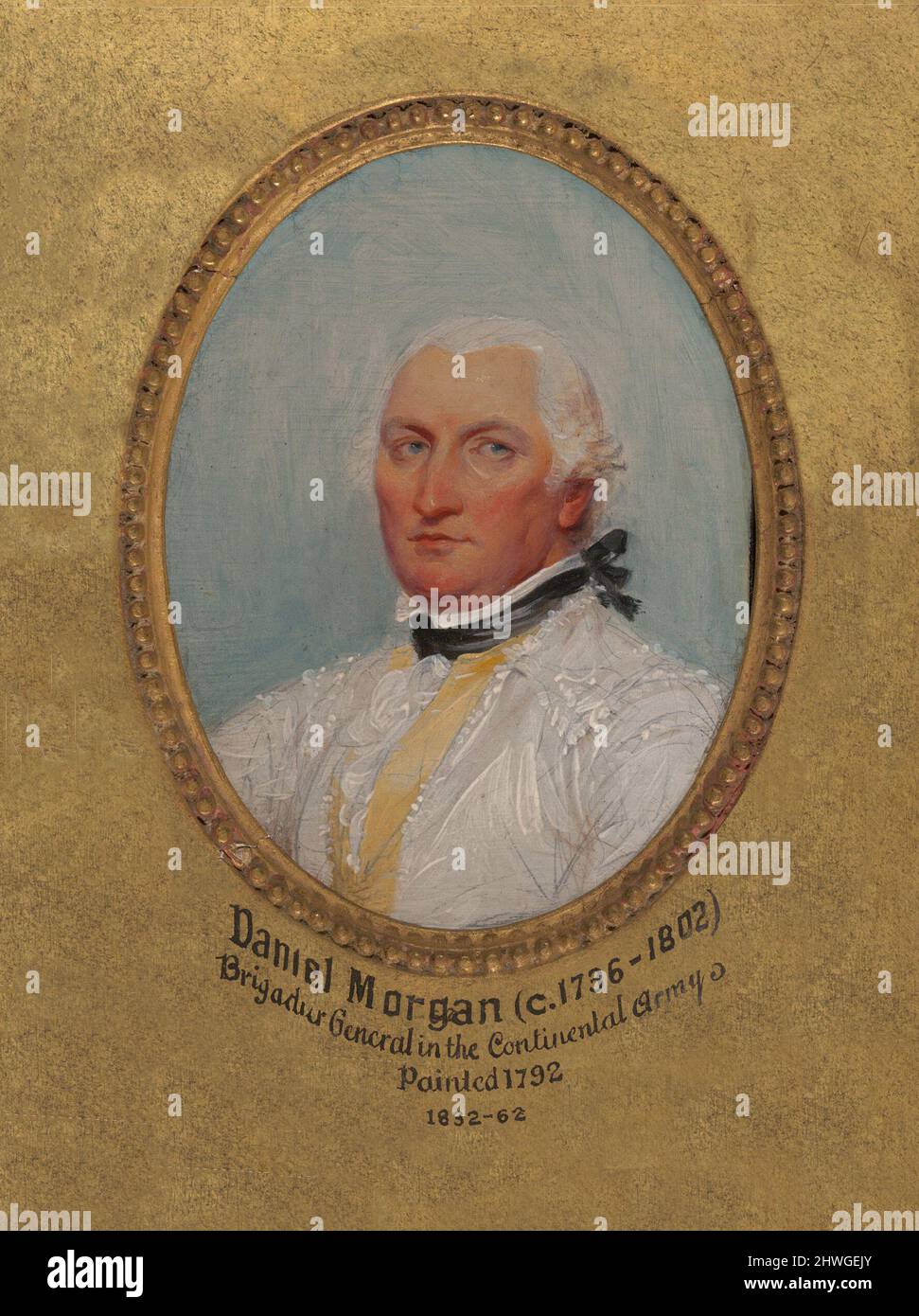 Daniel Morgan (ca. 1736–1802).  Artist: John Trumbull, American, 1756–1843 Stock Photo