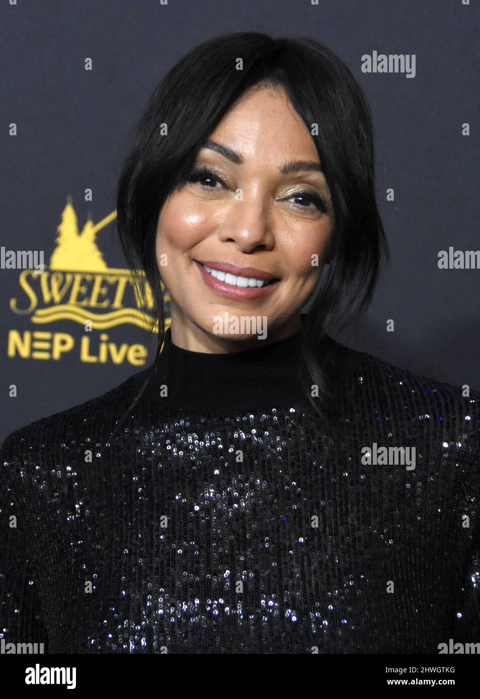 Tamara Taylor, who portrays Dr. Camille Saroyan in the television crime  drama Bones, attends the show's 100th episode celebration in West  Holywood, California on April 7, 2010. UPI/Jim Ruymen Stock Photo - Alamy