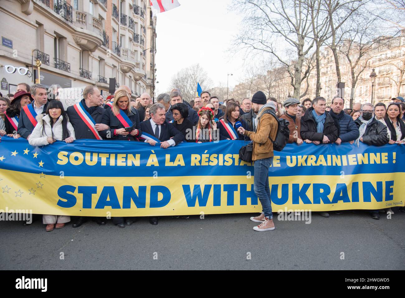 Rassemblement En Soutien à L'Ukraine à Bordeaux : « L'Europe Doit