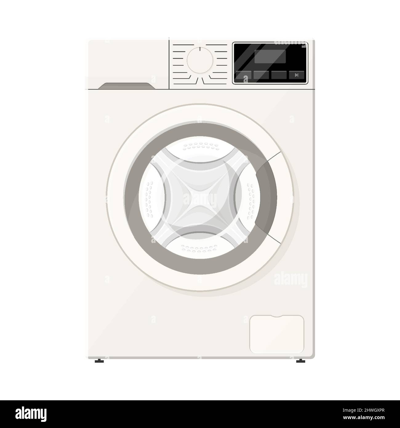Бытовая техника стиральная машина. Макет стиральной машины. Washing Machine Mockup.