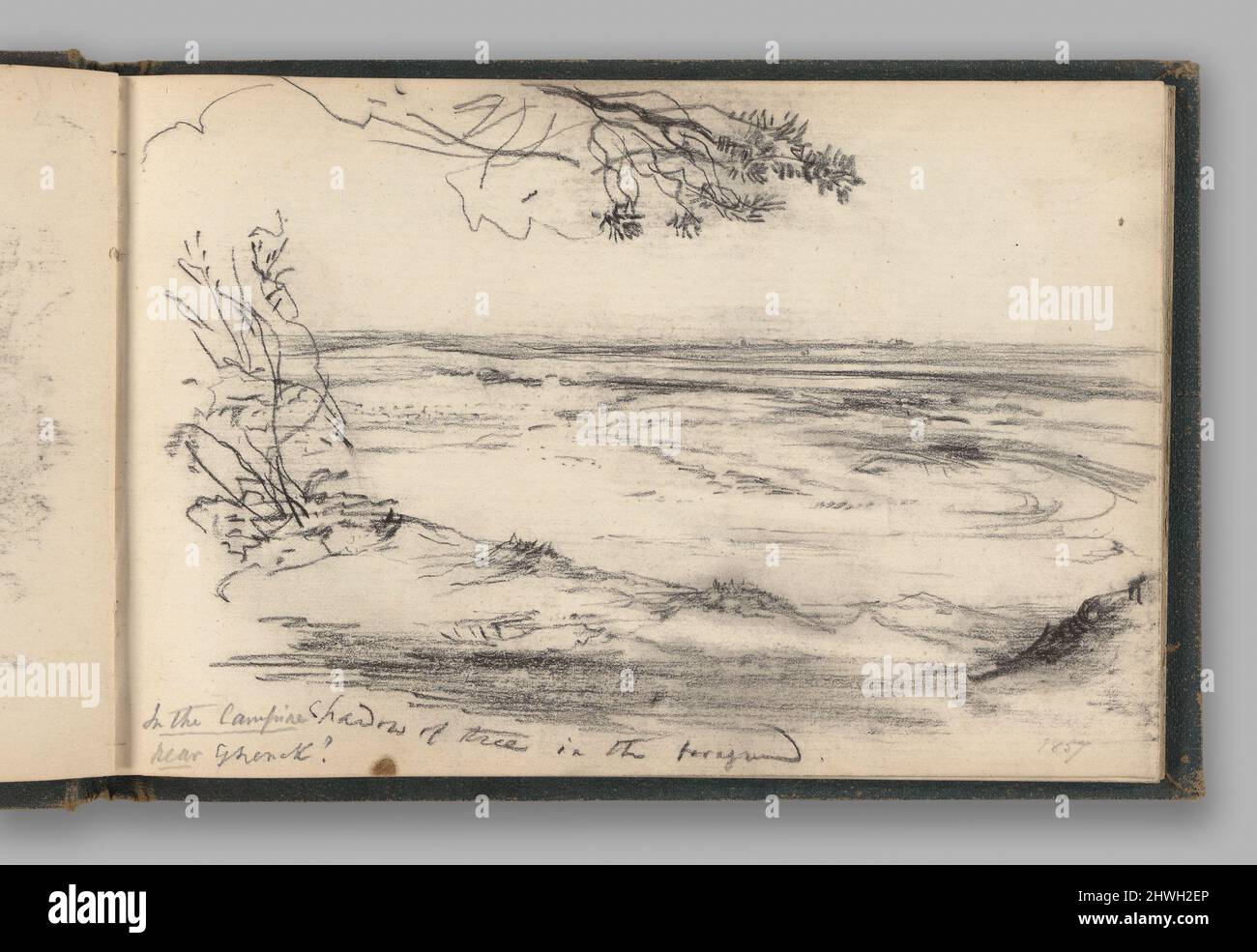 La Farge Sketchbook 6 (47 leaves, and covers). Artist John La Farge