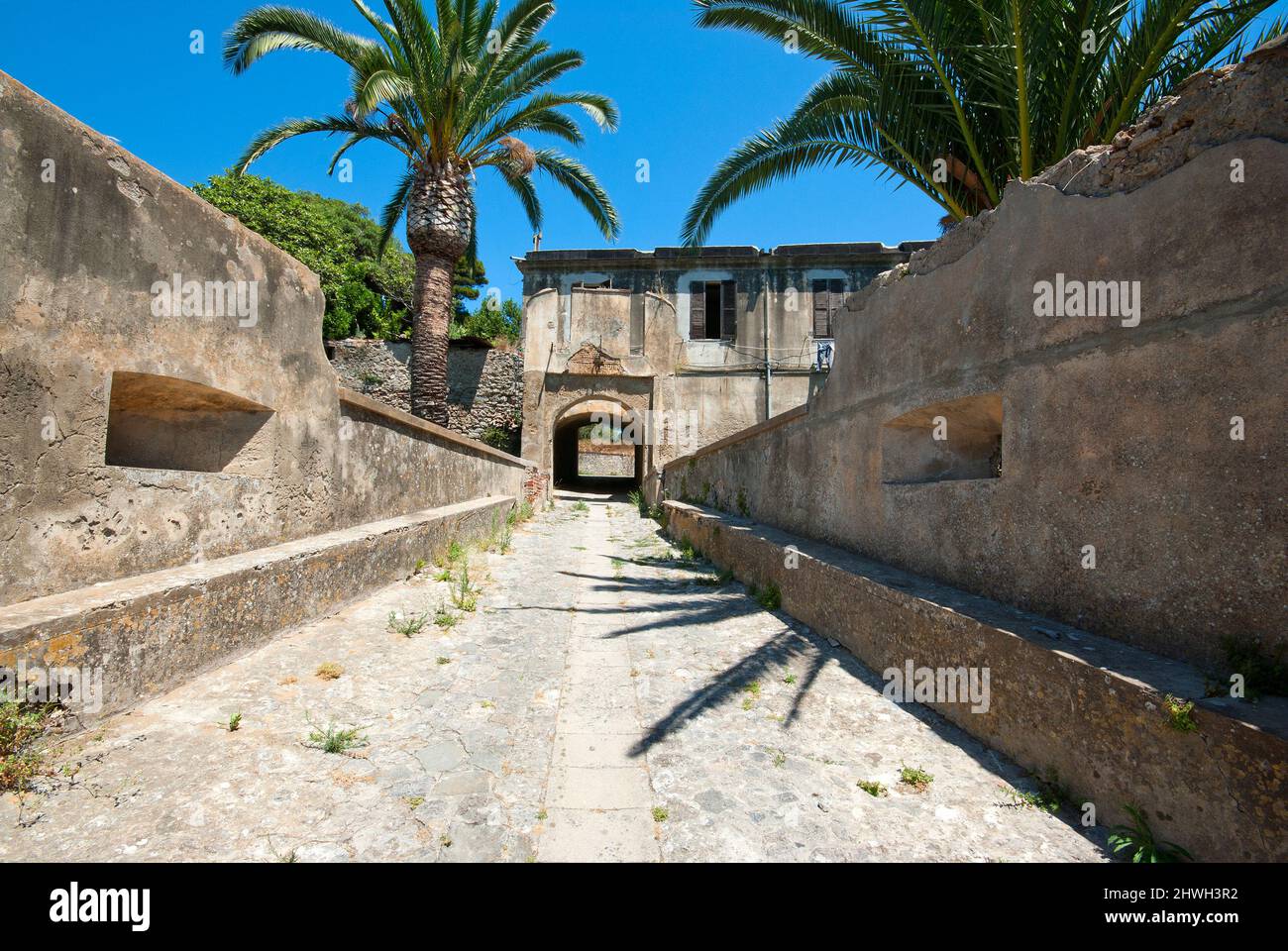 Ex military airport 'Agostino Brunetta', Orbetello, Grosseto, Tuscany, Italy Stock Photo