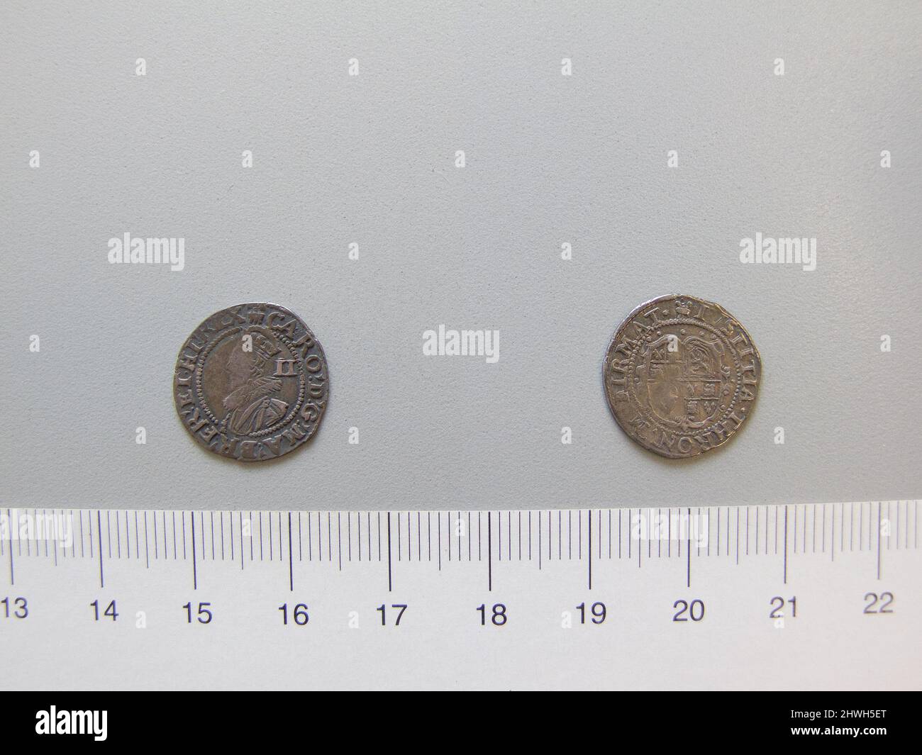 Halfgroat of Charles I, King of England from London. Ruler: Charles I ...